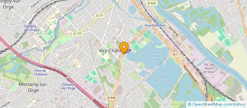 localisation de l'entreprise GLOBAL TRADE à VIRY-CHATILLON