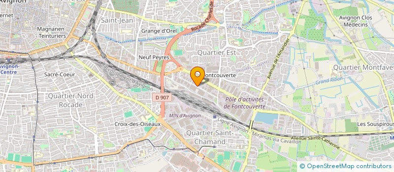 localisation de l'entreprise GLOBAL TRADE IMPORT-EXPORT  AVIGNON