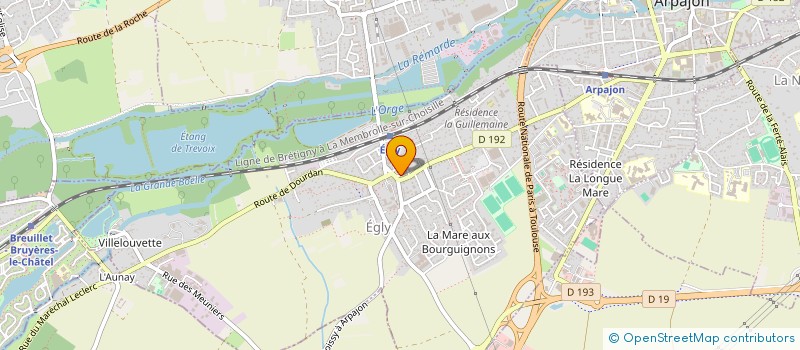 localisation de l'entreprise GLOBAL TRADING  EGLY