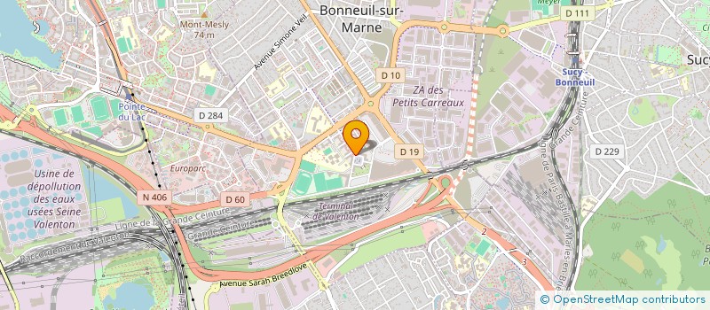 localisation de l'entreprise GLOBAL TRANS NATIONNAL  BONNEUIL-SUR-MARNE