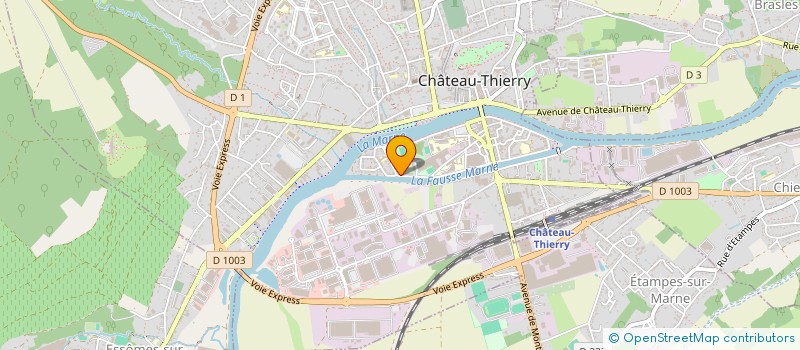 localisation de l'entreprise GLOBAL TRANSPORT NATIONAL ET INTERNATIONAL à CHATEAU-THIERRY