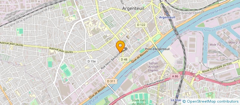 localisation de l'entreprise GLOBAL TRANSPORT SERVICES  ARGENTEUIL