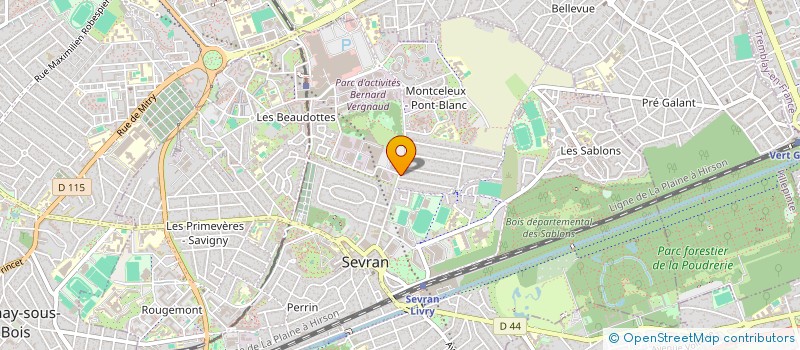 localisation de l'entreprise GLOBAL TROTTER INTERNATIONAL à SEVRAN