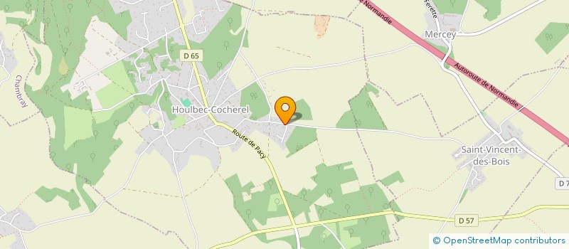 localisation de l'entreprise GLOBAL VAPE  HOULBEC-COCHEREL