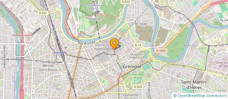 localisation de l'entreprise GLOBAL VELO à GRENOBLE