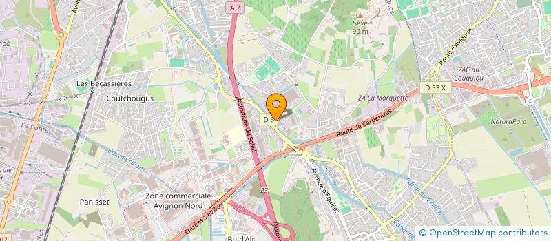 localisation de l'entreprise GLOBAL VILLAGE ECO  SORGUES