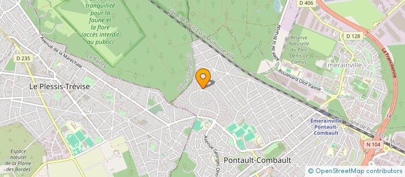 localisation de l'entreprise GLOBAL VISION  PONTAULT-COMBAULT
