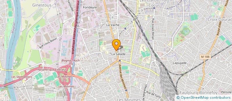 localisation de l'entreprise GLOBAL VISION SYSTEMS  TOULOUSE