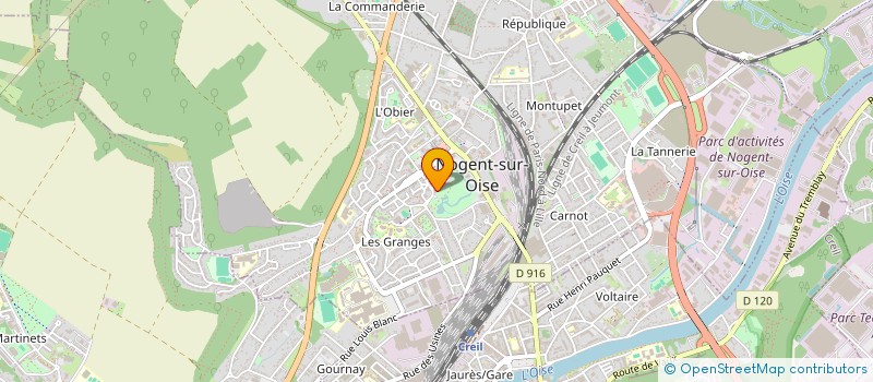 localisation de l'entreprise GLOBAL WEB  NOGENT-SUR-OISE