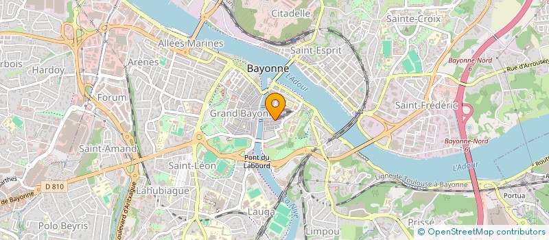 localisation de l'entreprise GLOBAL YOUTH & NEWS MEDIA à BAYONNE