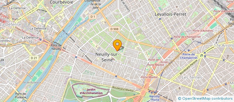 localisation de l'entreprise GLOBALCOM à NEUILLY-SUR-SEINE