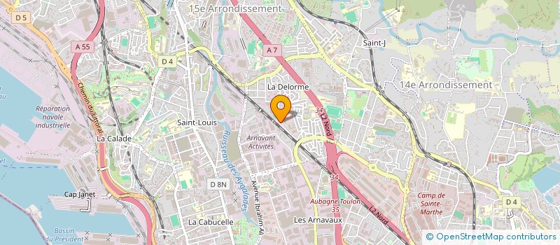 localisation de l'entreprise GLOBALCOM DIFFUSION à MARSEILLE
