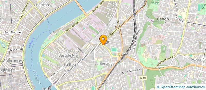 localisation de l'entreprise GLOBALE ARMATURE NEGOCE  BORDEAUX