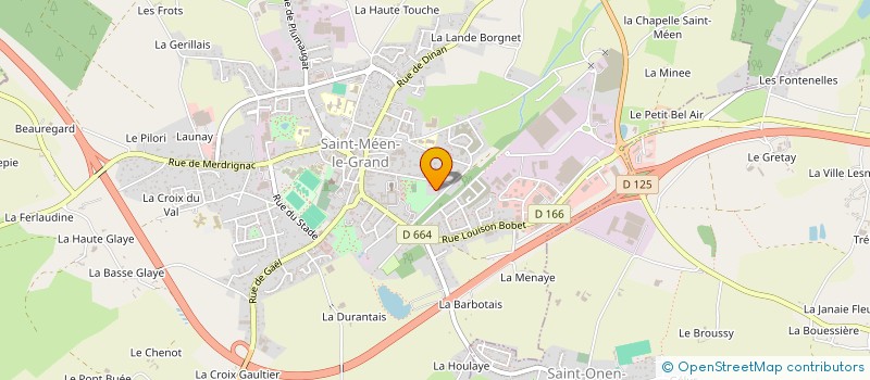 localisation de l'entreprise GLOBALE CE  SAINT-MEEN-LE-GRAND