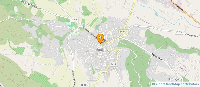 localisation de l'entreprise GLOBALE ENERGIE à EGUILLES