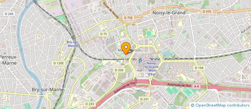 localisation de l'entreprise GLOBALE IMMOBILIER à NOISY-LE-GRAND