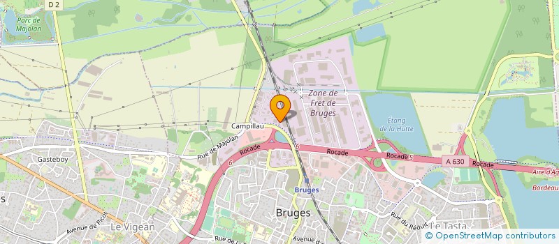 localisation de l'entreprise GLOBALE ISOLATION PAGES à BRUGES