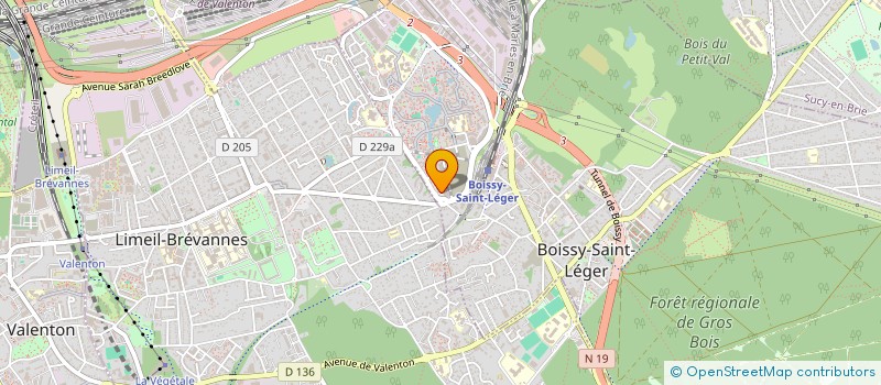 localisation de l'entreprise GLOBALE PROTECTION PRIVEE à BOISSY-SAINT-LEGER