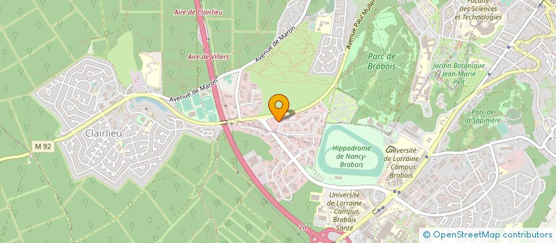 localisation de l'entreprise GLOBALE SANTE  VILLERS-LES-NANCY