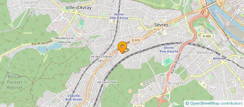 localisation de l'entreprise GLOBALE SANTE METHODE à SEVRES