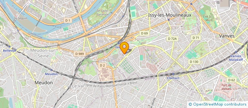 localisation de l'entreprise GLOBALES SERVICES à ISSY-LES-MOULINEAUX