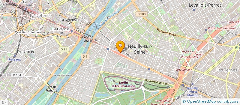 localisation de l'entreprise GLOBALLES RECYCLAGE à NEUILLY-SUR-SEINE