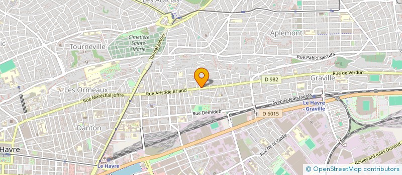 localisation de l'entreprise GLOBALNET à LE HAVRE