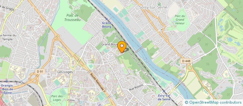 localisation de l'entreprise GLOBALONE CONSULTING FRANCE  EVRY-COURCOURONNES