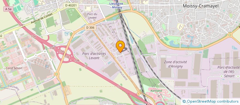 localisation de l'entreprise GLOBALTEC à MOISSY-CRAMAYEL