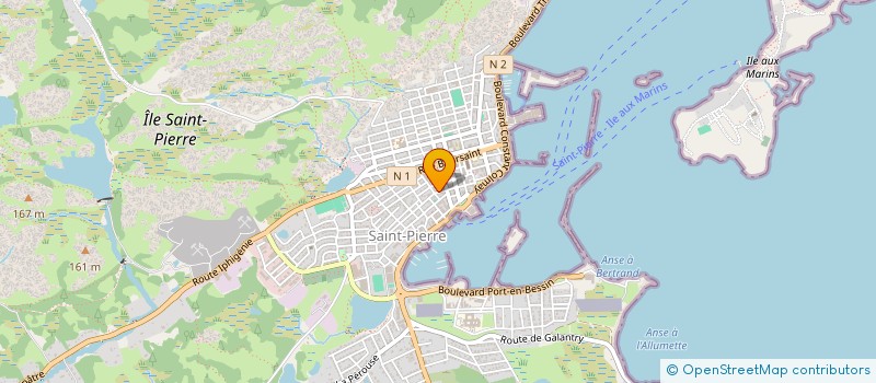 localisation de l'entreprise GLOBALTEL à SAINT-PIERRE