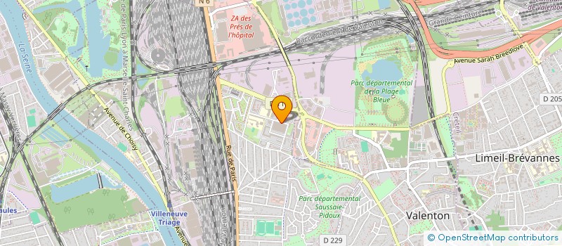 localisation de l'entreprise GLOBALTRANS à VILLENEUVE-SAINT-GEORGES