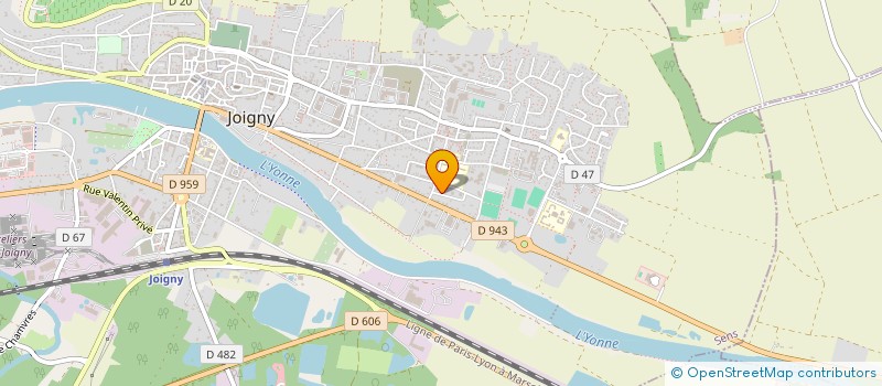 localisation de l'entreprise GLOBAT RENOV'  JOIGNY