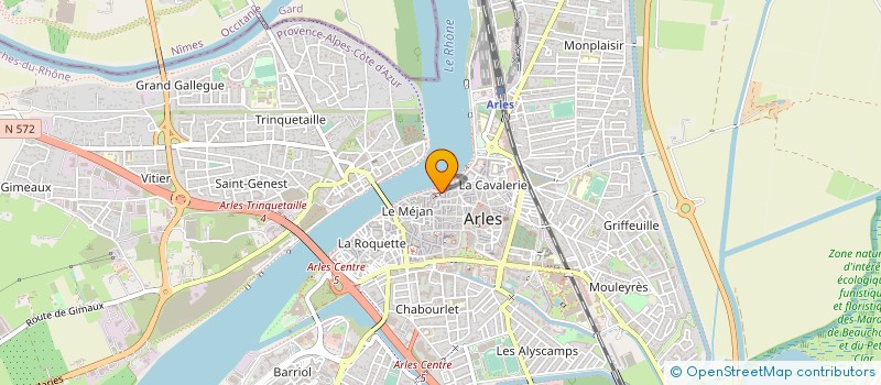 localisation de l'entreprise GLOBAVISION à ARLES