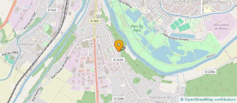 localisation de l'entreprise GLOBAWEB à NANTEUIL-LES-MEAUX