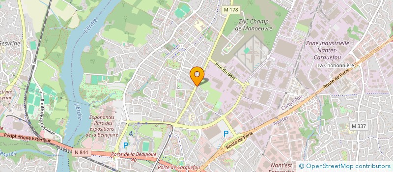 localisation de l'entreprise GLOBBE MARKET  NANTES