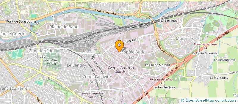 localisation de l'entreprise GLOBE  CESSON-SEVIGNE