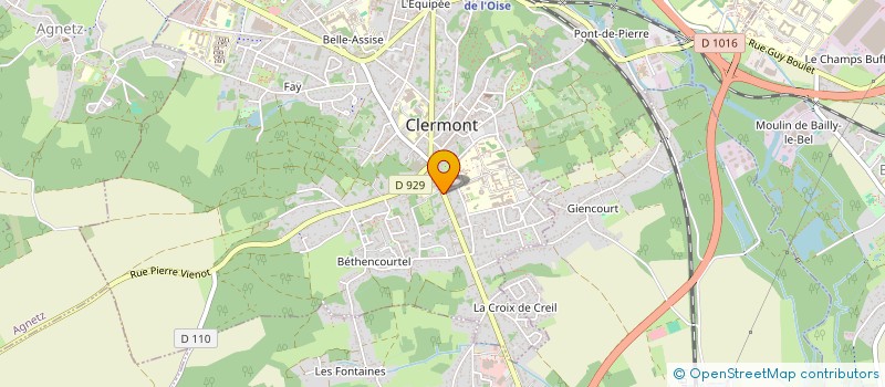 localisation de l'entreprise GLOBE ALL HEALING à CLERMONT
