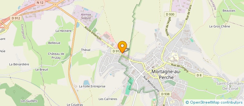 localisation de l'entreprise GLOBE BREWER à SAINT-LANGIS-LES-MORTAGNE