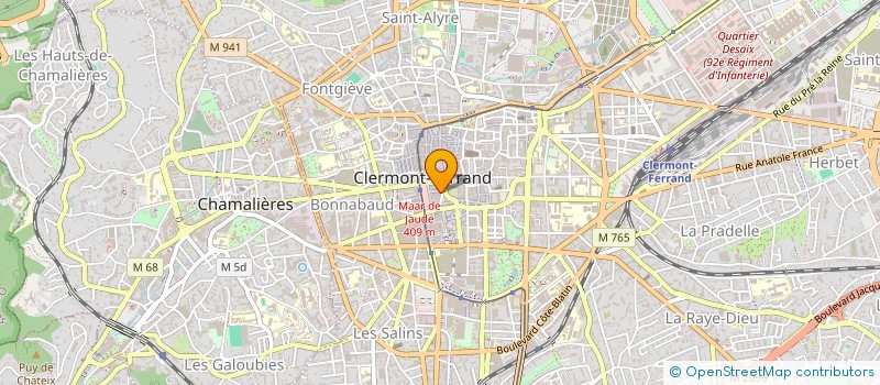 localisation de l'entreprise GLOBE-CAFE  CLERMONT-FERRAND