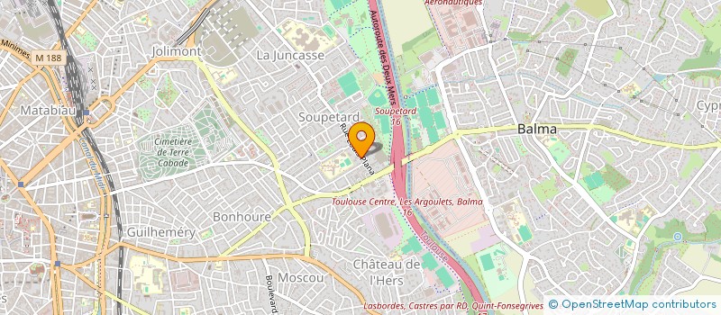 localisation de l'entreprise GLOBE & COLOS à TOULOUSE