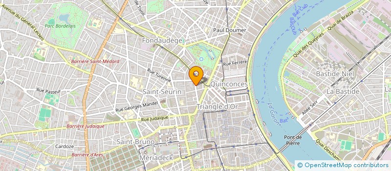 localisation de l'entreprise GLOBE CONTACT à BORDEAUX