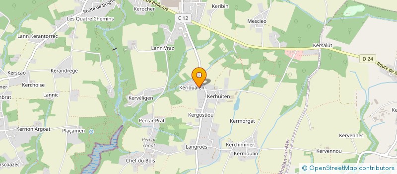 localisation de l'entreprise GLOBE&CROC  MOELAN-SUR-MER