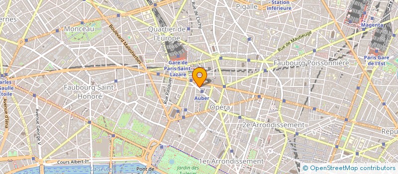 localisation de l'entreprise GLOBE EXPERTISE  PARIS