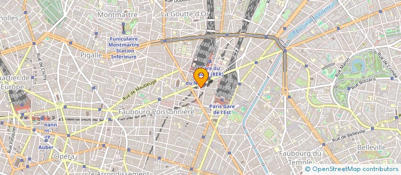 localisation de l'entreprise GLOBE & FOOD  PARIS