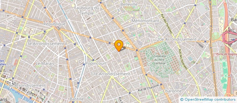 localisation de l'entreprise GLOBE FRET FRANCE  PARIS