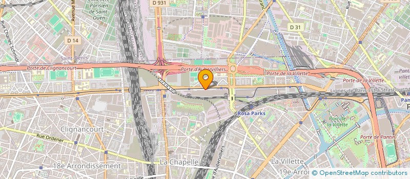 localisation de l'entreprise GLOBE FRET INTERNATIONAL  PARIS