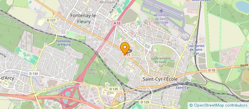 localisation de l'entreprise GLOBE INTER  SAINT-CYR-L'ECOLE