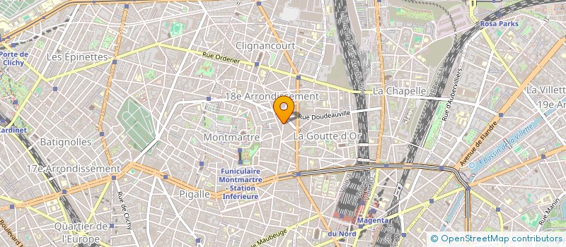 localisation de l'entreprise GLOBE INTER FRET à PARIS