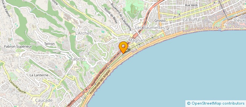 localisation de l'entreprise GLOBE INVEST PATRIMOINE à NICE