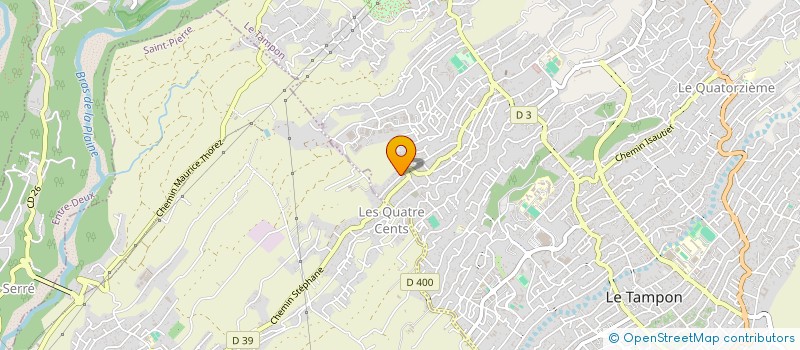 localisation de l'entreprise GLOBE OCEAN  LE TAMPON